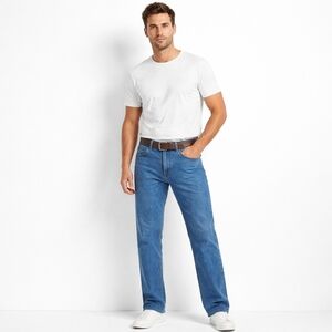 Hugo Boss Alabama Straight Leg Jeans Medium Wash Size 34x32